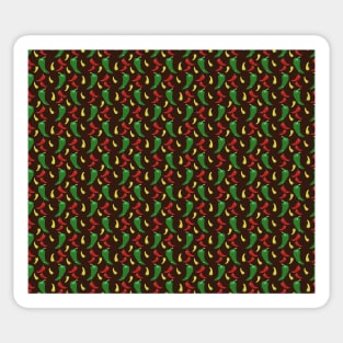 Hot Pepper Pattern Sticker